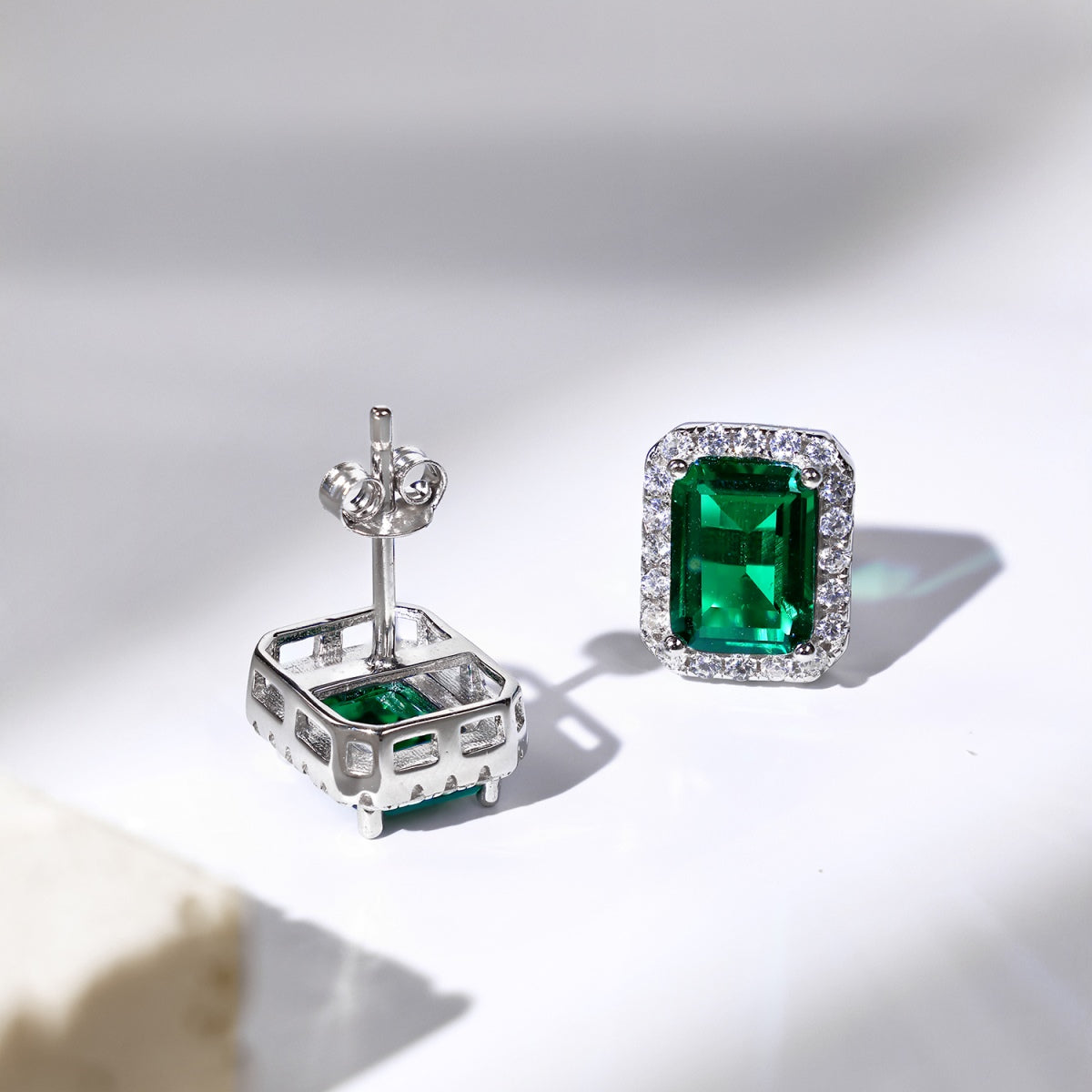 AMOR™ «Verdant» Kolczyki Sztyfty