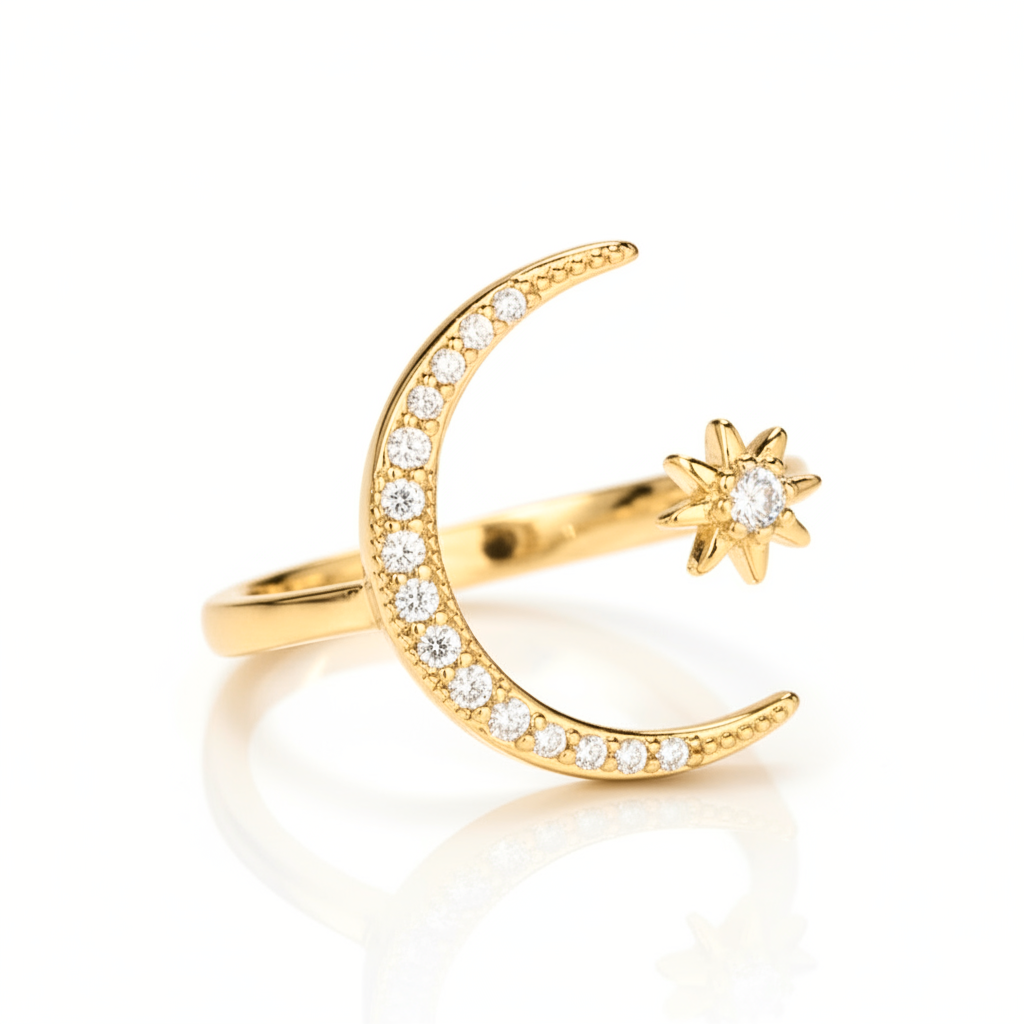 AMOR™ Hilal Star Ring