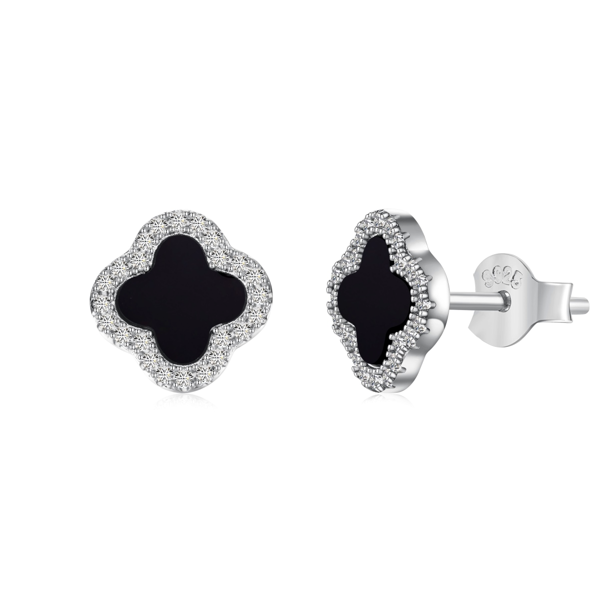 AMOR™ «Clover» Kolczyki Sztyfty