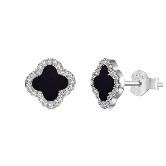 AMOR™ «Clover» Kolczyki Sztyfty