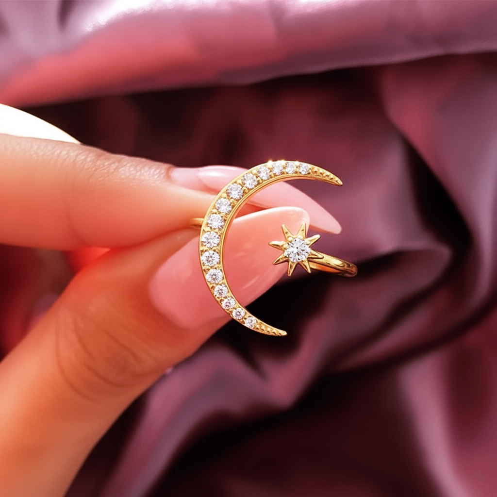 AMOR™ Hilal Star Ring
