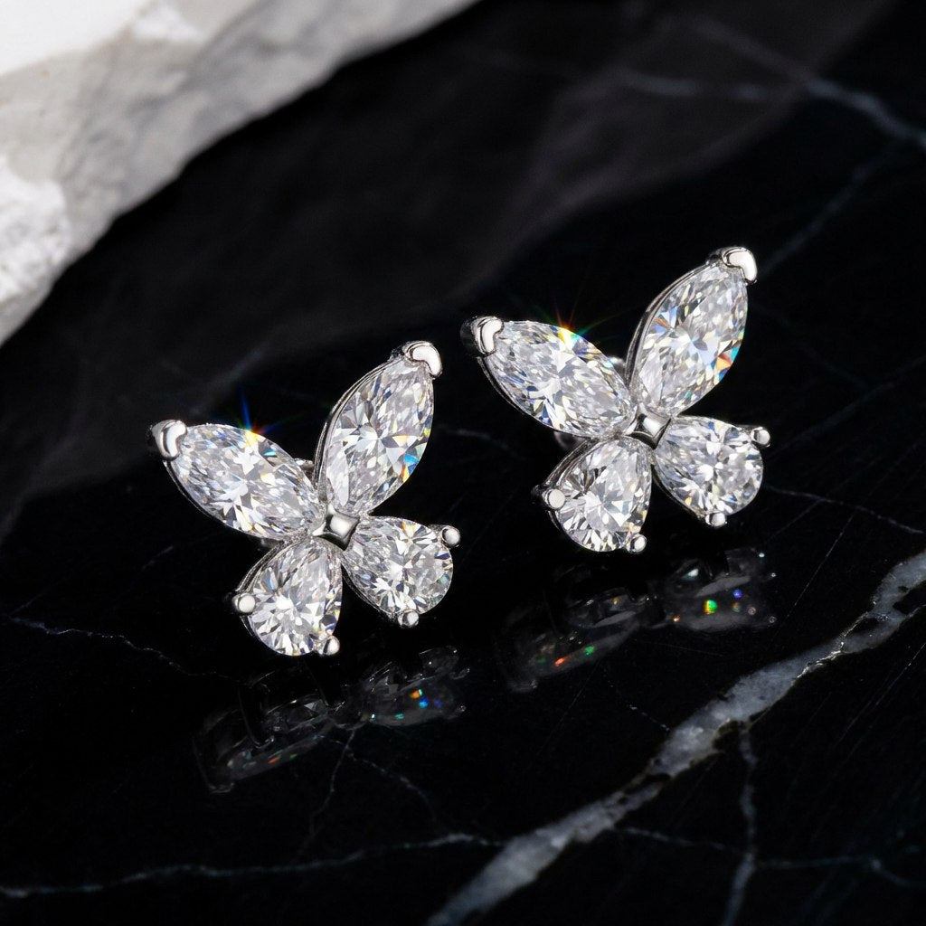 AMOR™ Butterfly Stud Earrings