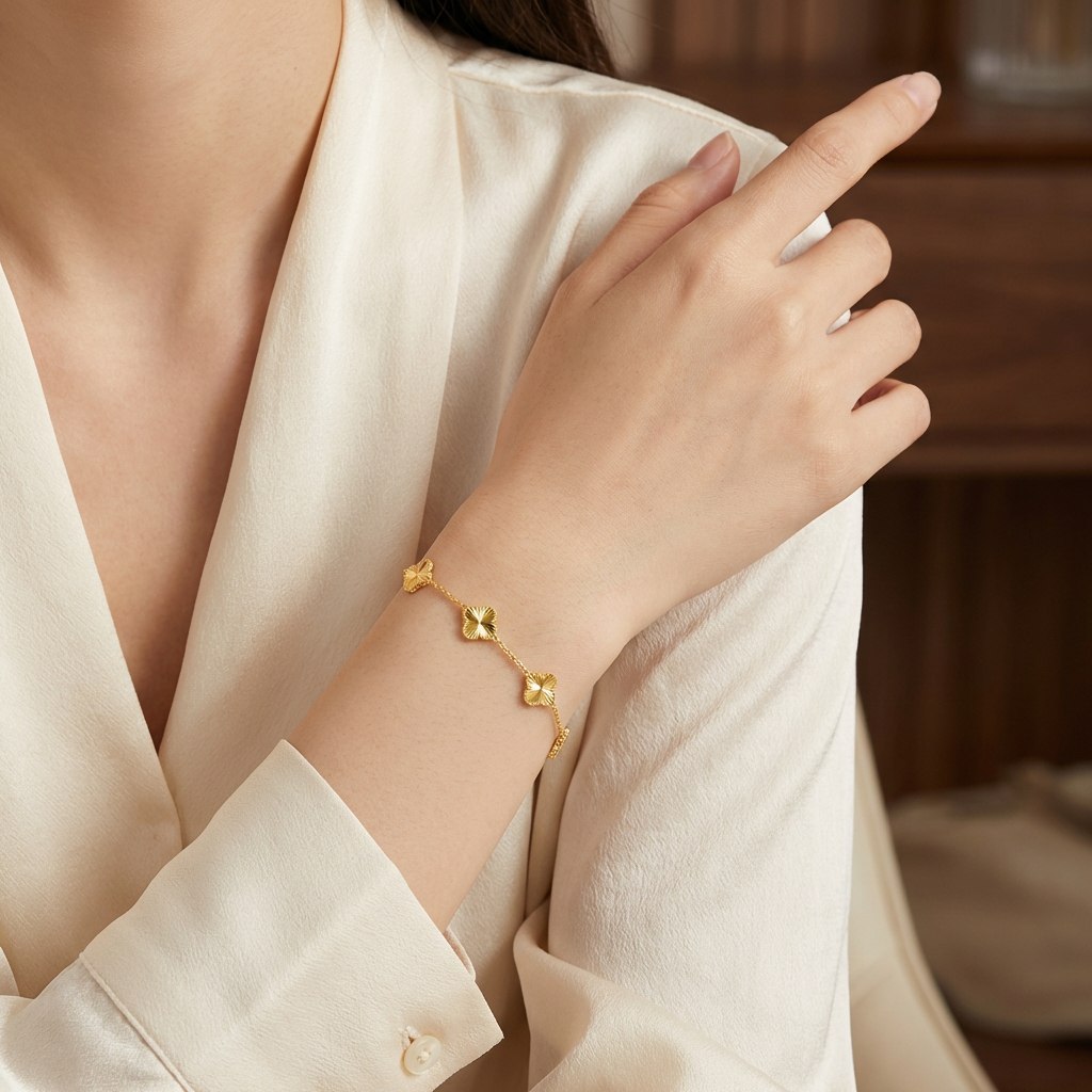 AMOR™ «Gold Leaf» Bransoletka