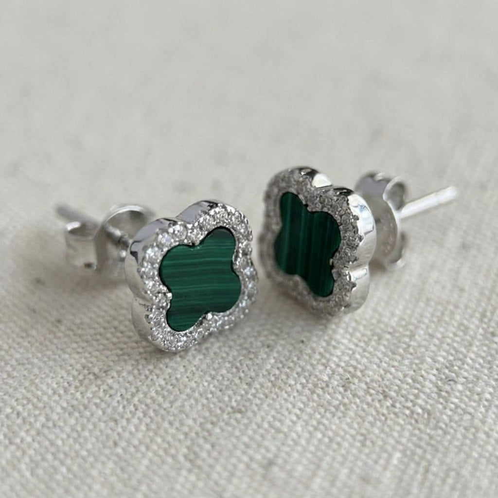 AMOR™ «Clover» Kolczyki Sztyfty